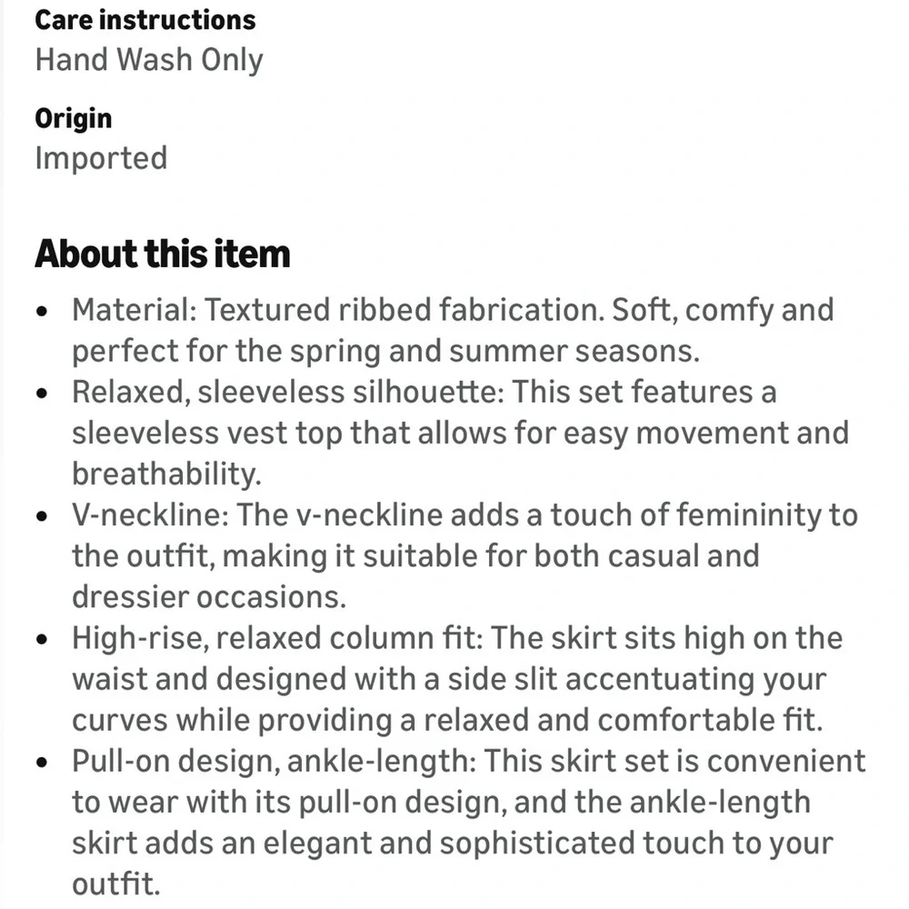 NWT Beige Long Sleeve Ribbed Knit SKIRT Set-S - Picture 9 of 12